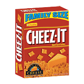 Sunshine Cheez-It cheddar flavor baked snack crackers Left Picture